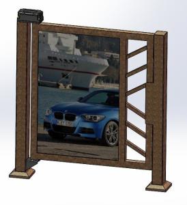 China Smooth Access Control Swing Barrier Gate Turnstile 24V DC In Traffic Areas wholesale