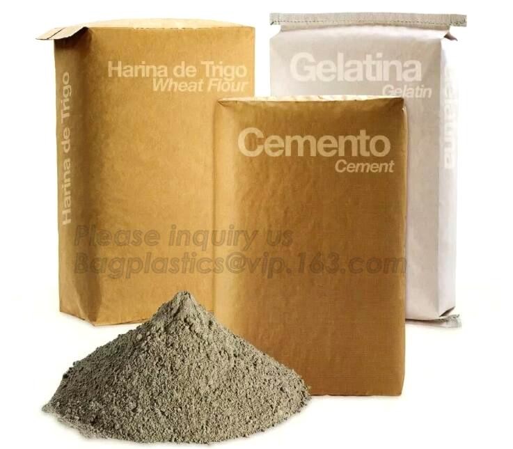 Hot Selling Kraft Paper PP Woven Plastic Cement Valve Bag For 25Kg,kraft paper laminated pp woven sandwich bag for logis