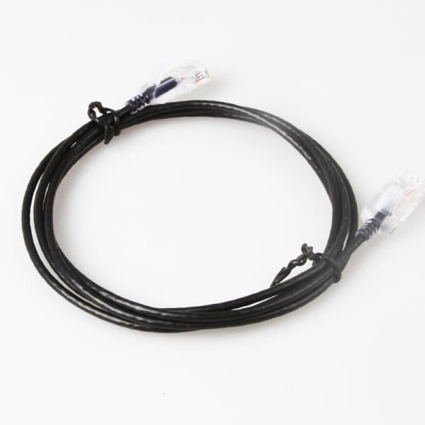 Snagless Slim Run Cat6a Patch Cord RJ45 UTP Pure Bare Copper 10G 30AWG