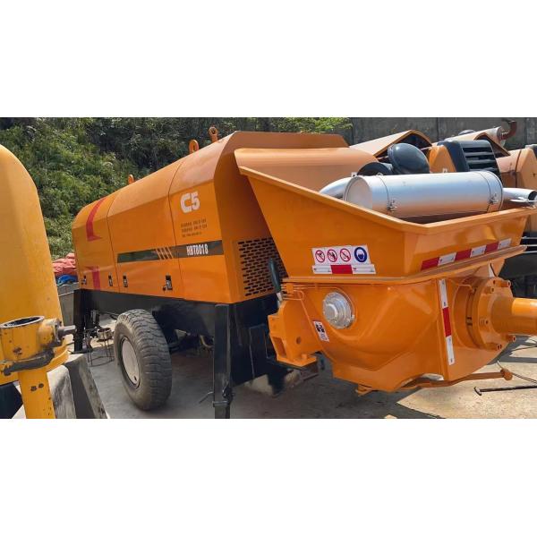 Used And Reconditioned Trailer Concrete Pump Mixer Deutz Shacman Engine