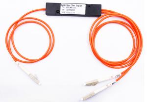 China 1x2 Multimode Fiber Optic Splitter High Performance 1 In 2 Out Type wholesale
