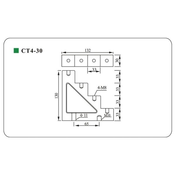 standoff busbar support insulator material DMC SMC for frequency drive