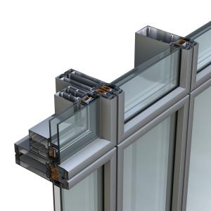 China Facade Large Aluminum Profiles For Structural Glazing Curtain Wall wholesale