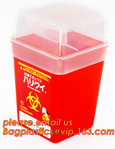 5-quart sharp containers regulations, biohazard sharp container, Disposable dual biohazard supplies - syringes without n