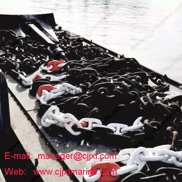 Marine Mooring Black Paint Stud Anchor Chain