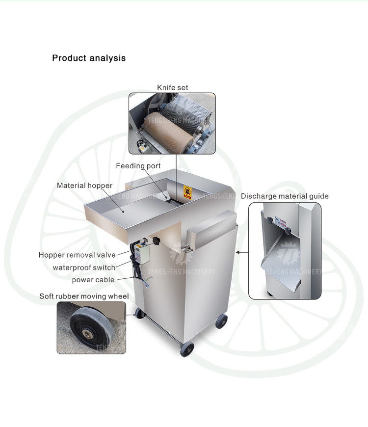 Professional cutting mushroom slice mushroom cutting processing equipment mushroom slicer