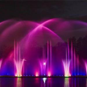 China DMX Control Modern Floating Fountain With Computer Programmer wholesale