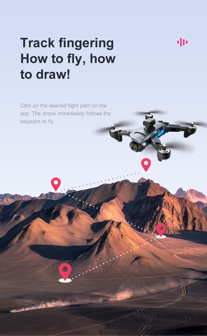 ESC HD Camera K7 Drone Optical Flow Positioning and Electrically Adjustable Remote Control for definition Aerial Photography