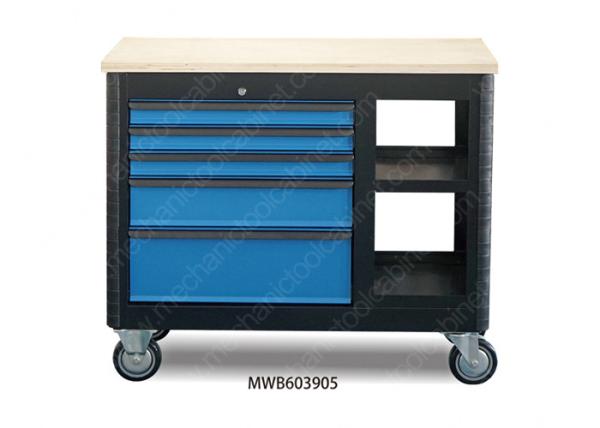 Quality ABS Work Top Mobile Industrial Mobile Workstation MultiFunctional 5 Drawer for sale