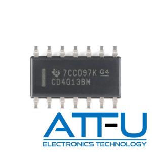 China Dual Channel D Type Flip Flop CMOS Integrated Circuits , Programming IC Chips CD4013BM96 on sale