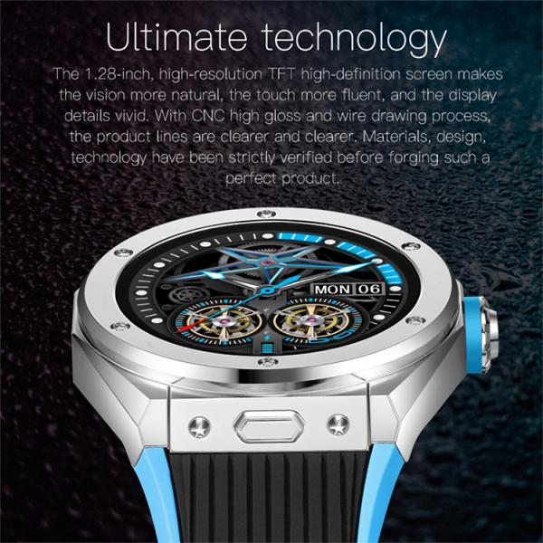 CPU GR5515 Bluetooth 5.0 Android IOS Support Smart Wristwatch