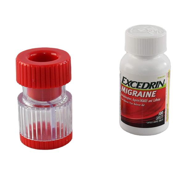 tablet Pill splitter and crusher cutter Combo Storage Large Compartment Strong Big Size