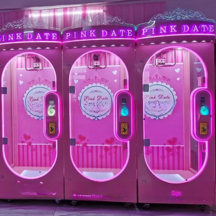 Colorful Doll Grabbing Machine Arcade Toy Grabber Machine For Game Center
