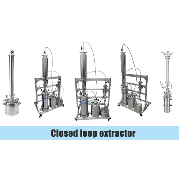 Closed Loop Extraction Machine Mirror Polish Vacuum 45g Mini