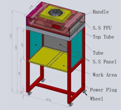 Class 100 Vertical Laminar Flow Cabinet
