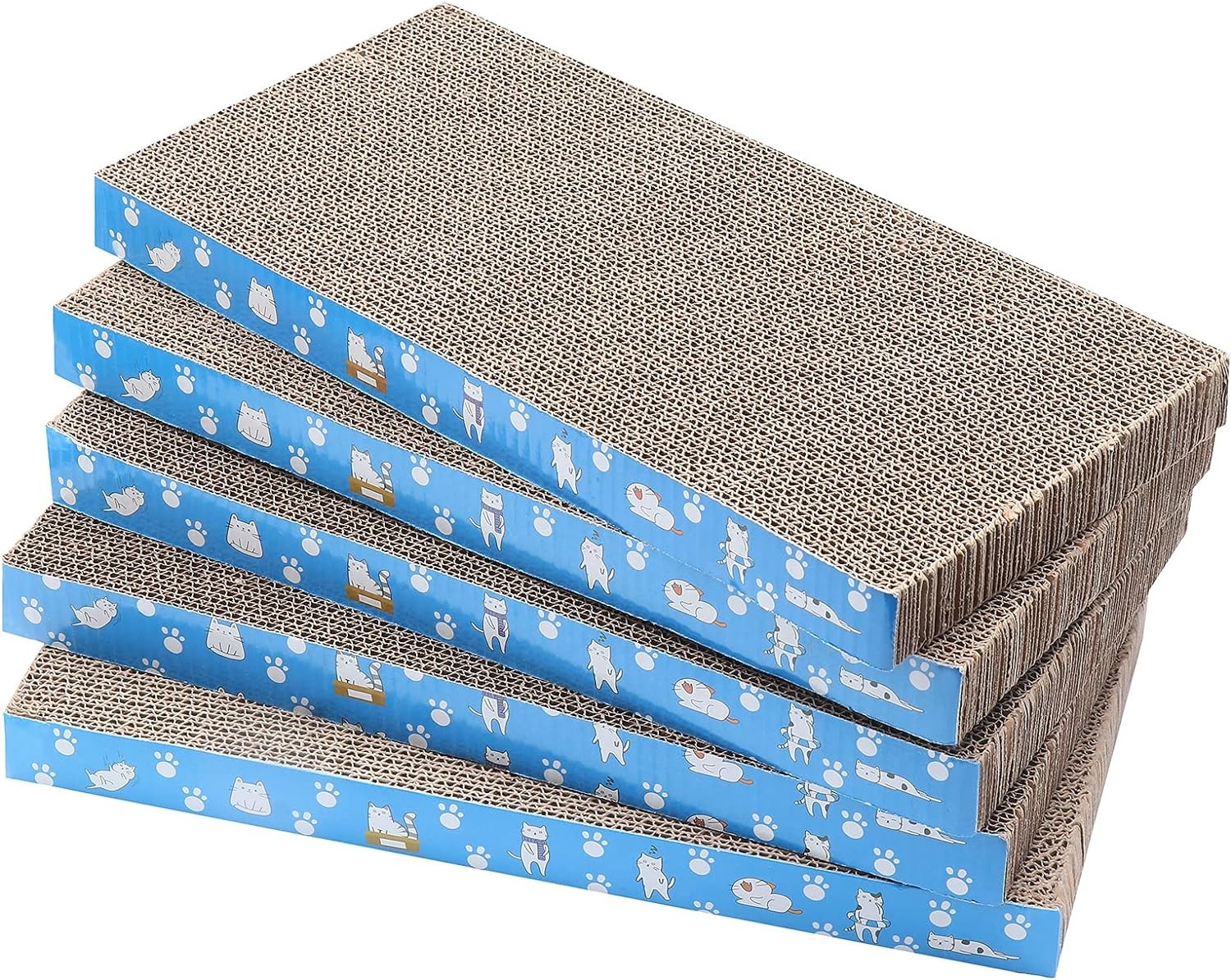 Reversible Durable Cat Scratch Pad Recyclable Cat Scratcher Cardboard