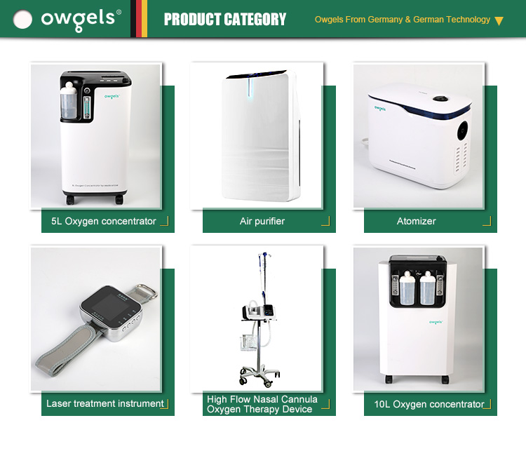 OEM White Home Use Oxygen Concentrator Portable Oxygen Breathing Machine With Atomizing