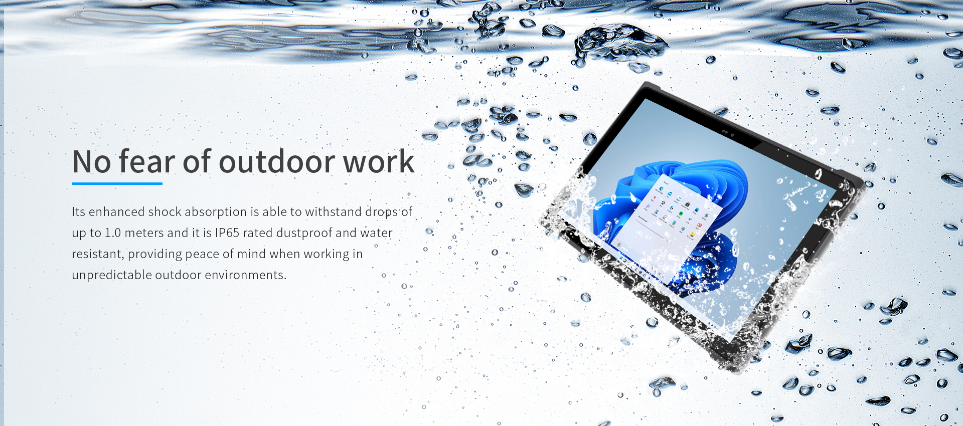 Octa Core Qualcomm 10.1 Inch Industrial Tablet With GPS Win 11 Pro 8GB RAM 4G