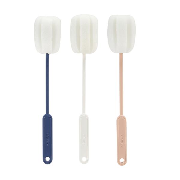 Quality Long Handle Soft Sponge Durable Glasswares Mugs Cup Bottle Cleaning Brush for sale