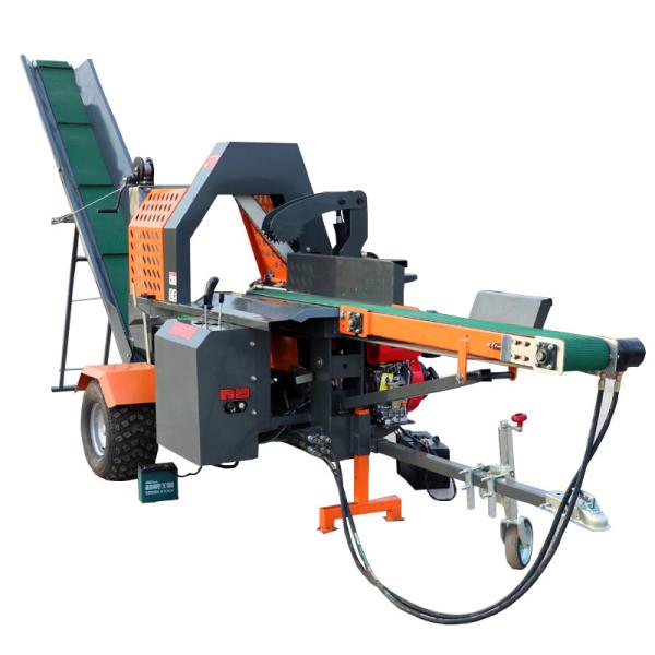 Quality 20 Ton Wood Tree Log Splitting Machine Firewood Process for Wood Splitting Wounted for sale