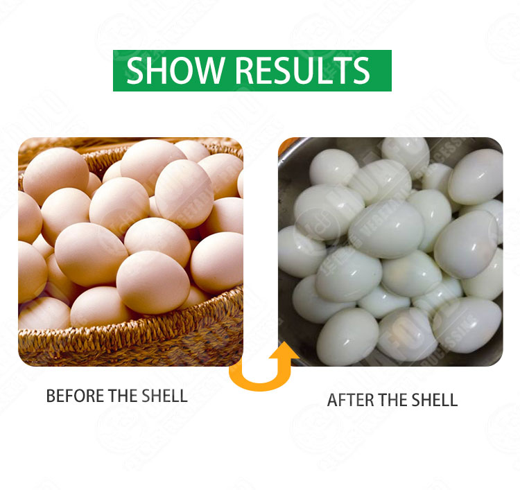 Intelligent Control Boiled Egg Peeling Machine / Soft Boiled Egg Sheller / Hard Boiled Egg Peeling Machine