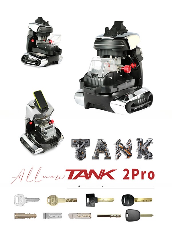 Effortless Key Duplication with TANK 2 Pro The Multifunctional CNC Key Cutting Machine