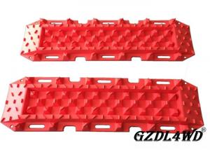 China PA66 Off Road Traction Mats , Off Road Sand Ladders Red Color 120cm X 33cm X 6cm wholesale