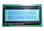 8 Bit Resolution 12x2 Dot Matrix LCD Display , Yellow Green LCD Character