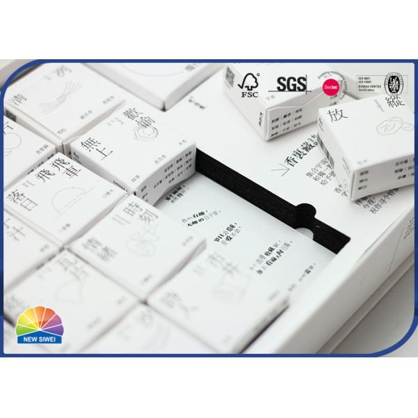 Magnetic Closure Flip Lid Texture Paper Boxes Gift Set Perfume Package