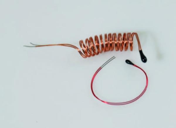 Quality Enameled Lead Wire Epoxy NTC Thermistor Precision Electronic Component for sale