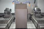 Two Spindle Flat Bed Coaxial Precision Machine For 200mm Maximum Clamping Range