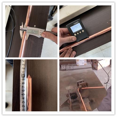 99.9% Electrolytic Copper Molecular Copper Clad Steel Grounding Rod 14.2mm 17.2mm