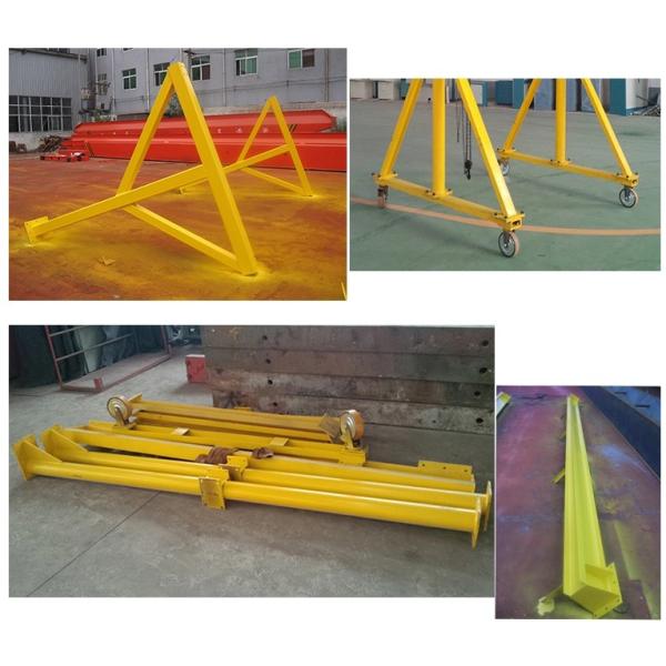 Small Portable Gantry Crane 3000kg Span 3m With 3 Meters Lifting Height