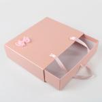 Cardboard Packaging Green Two-Drawer Rum Box Brown Chocolate Drawer Style Box