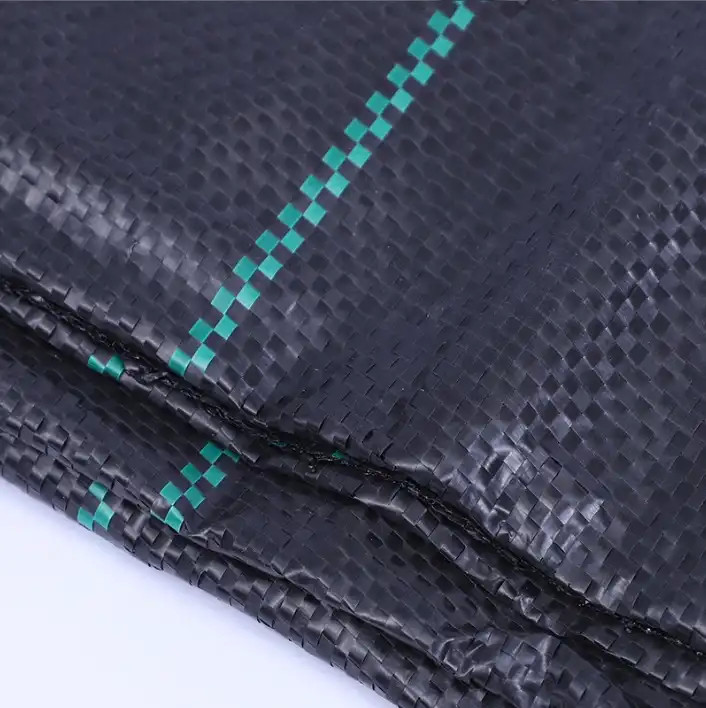 White Black Agriculture PP Weed Mat Fabric Custom-Size Non-Woven Ground Cover Weed Control PP Woven Cloth Geotextile Fabric