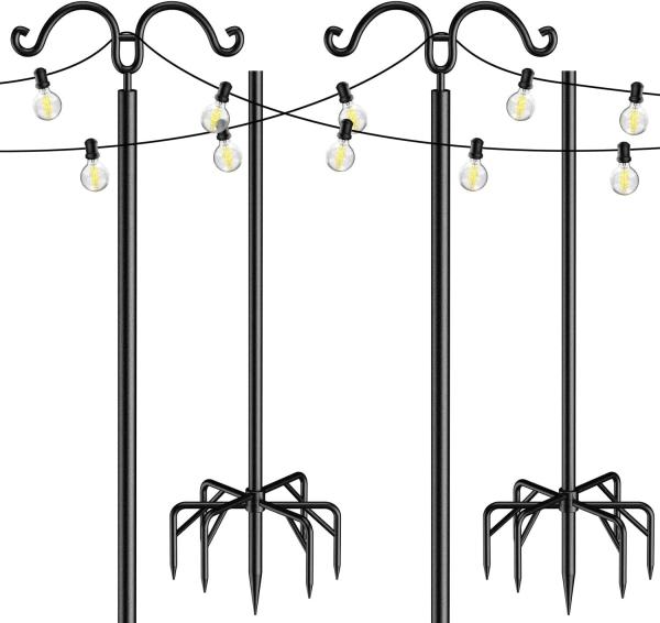 Quality OEM Outdoor String Light Pole Bracket Powder Coating Finish for sale