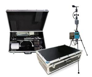 China Portable Solar Powered Weather Station with Wind Speed Accuracy ±0.1m/s Manufactured on sale
