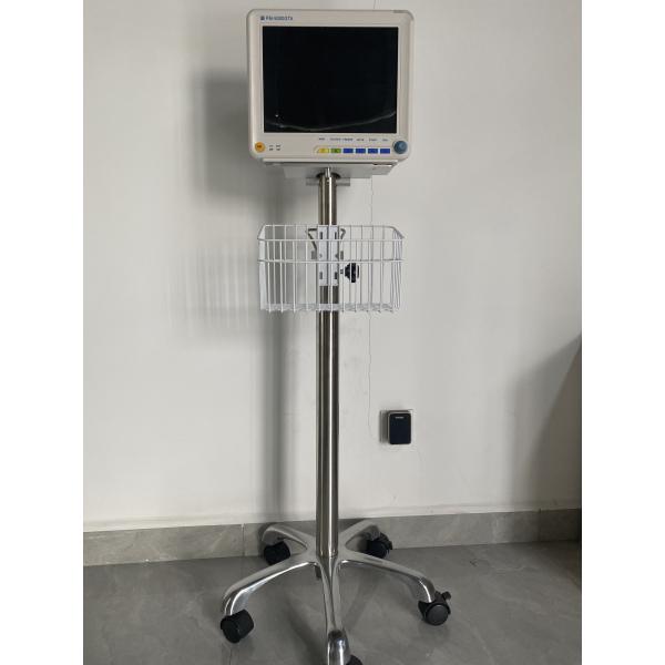 12 Inches Portable Monitoring Device Trolley ICU Multiparameter Vital Signs Monitor With Printer
