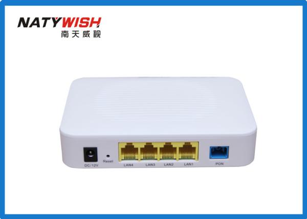 Quality Plastic Optical Network Terminal ONT , 1GE + 3FE 4 Ports Optical Network Unit ONU for sale