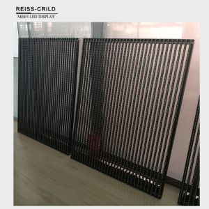High Reliability Transparent LED Mesh Excellent Visual Effect Smooth Displaying