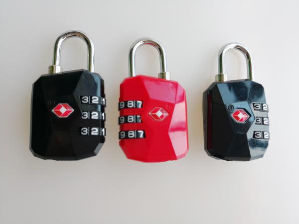 Quality Luggage TSA Security Padlock , TSA Approved Combination Lock For Suitcase for sale