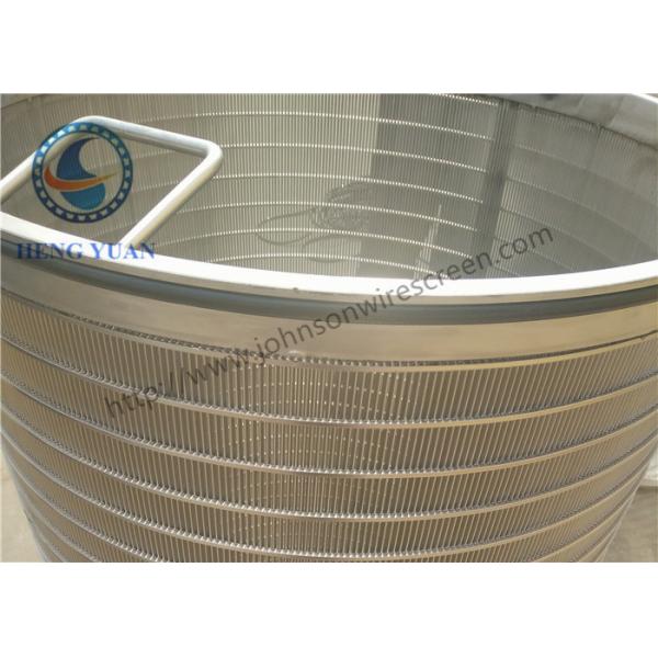 Corrosion Resistance Rotary Screen Drum For Chemical Filter Treatment
