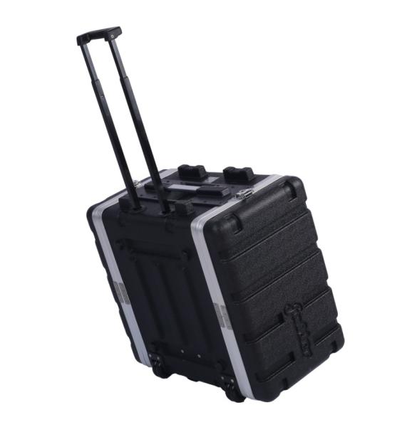 Quality Amplifiers 19" 6u Rack Flight Case With Trolley And Wheel for sale