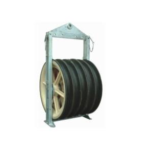 China Transmission Line Stringing Tools Highly Galvanized Large Diameter Stringing Blocks on sale