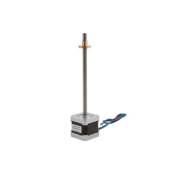 Nema 17 Captive Type 2-phase 4-wire high torque screw stepper motor with copper nut linear actuator