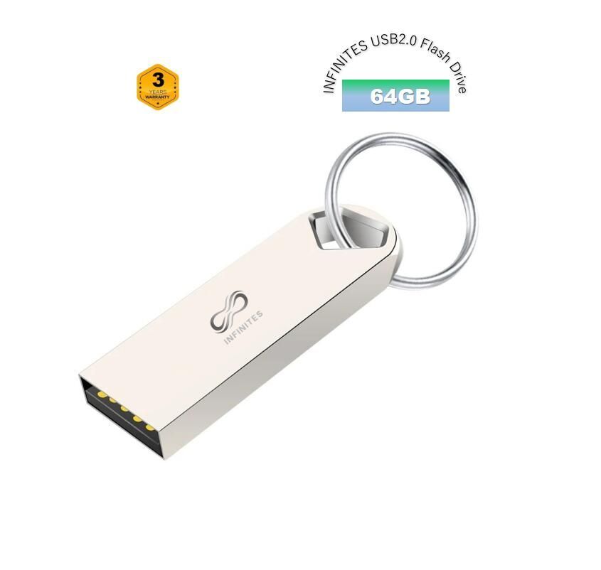 Infinites 16GB USB 2.0 Flash Drive No Software Installation Required Plug and Play