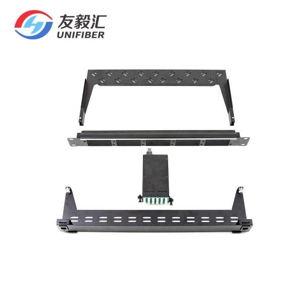 Ultra high Density MPO MTP Patch Panel 1U 120F 5x24F separate Cassette Module with OM3 Quad LC
