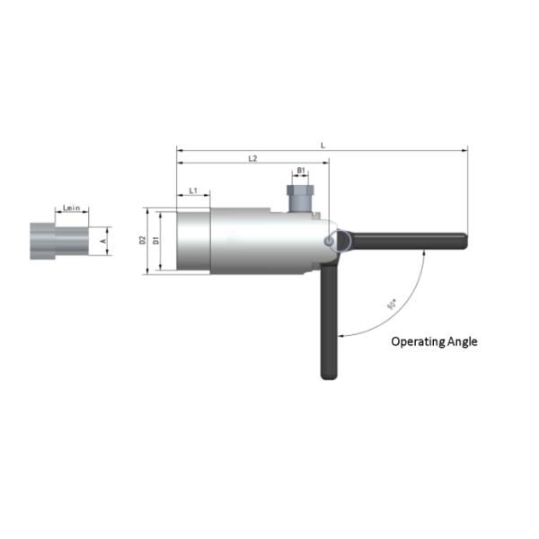 Aluminum Alloy Handle Type Quick Connect Coupling TF421 High Pressure Application