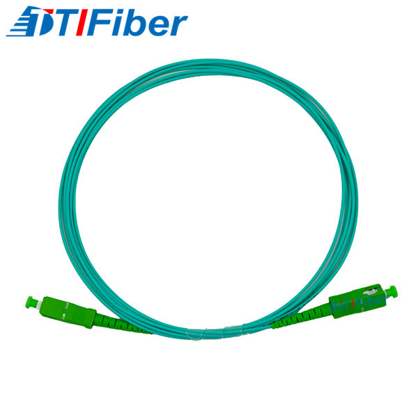 1.6mm 2.0mm G657A1 G657A2 single mode patch cord Simplex Aqua