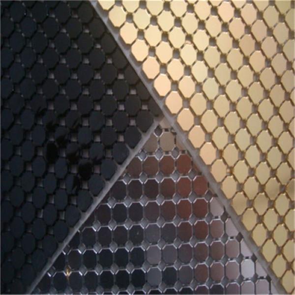 Quality Decorative Aluminum Sequins Fabric Mesh For Table Cloth / Table Runner for sale